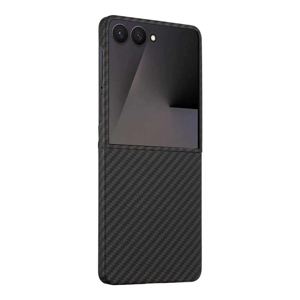 Zadní kryt Tactical Magproce Aramid pro Samsung Galaxy Z Flip 7 Black - náhled 2
