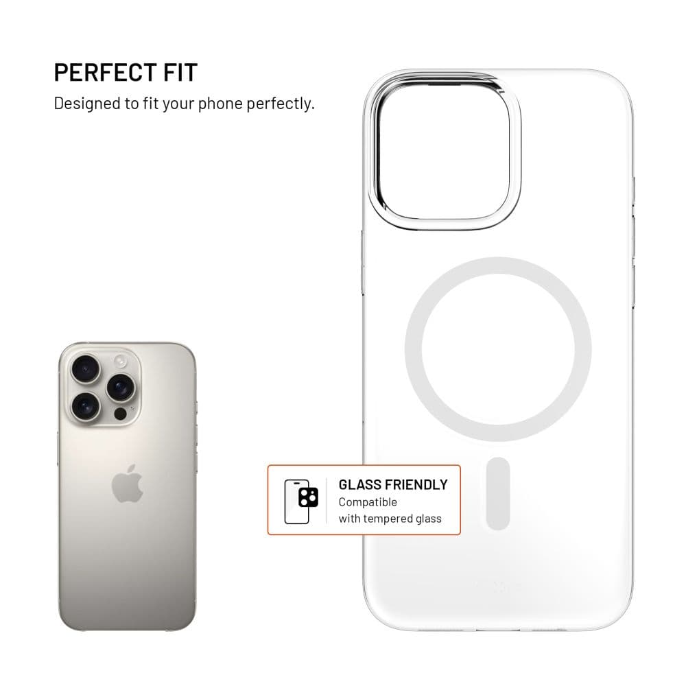 Zadní kryt FIXED MagShell s podporou Magsafe pro Apple iPhone 16 Pro, čirý - náhled 2