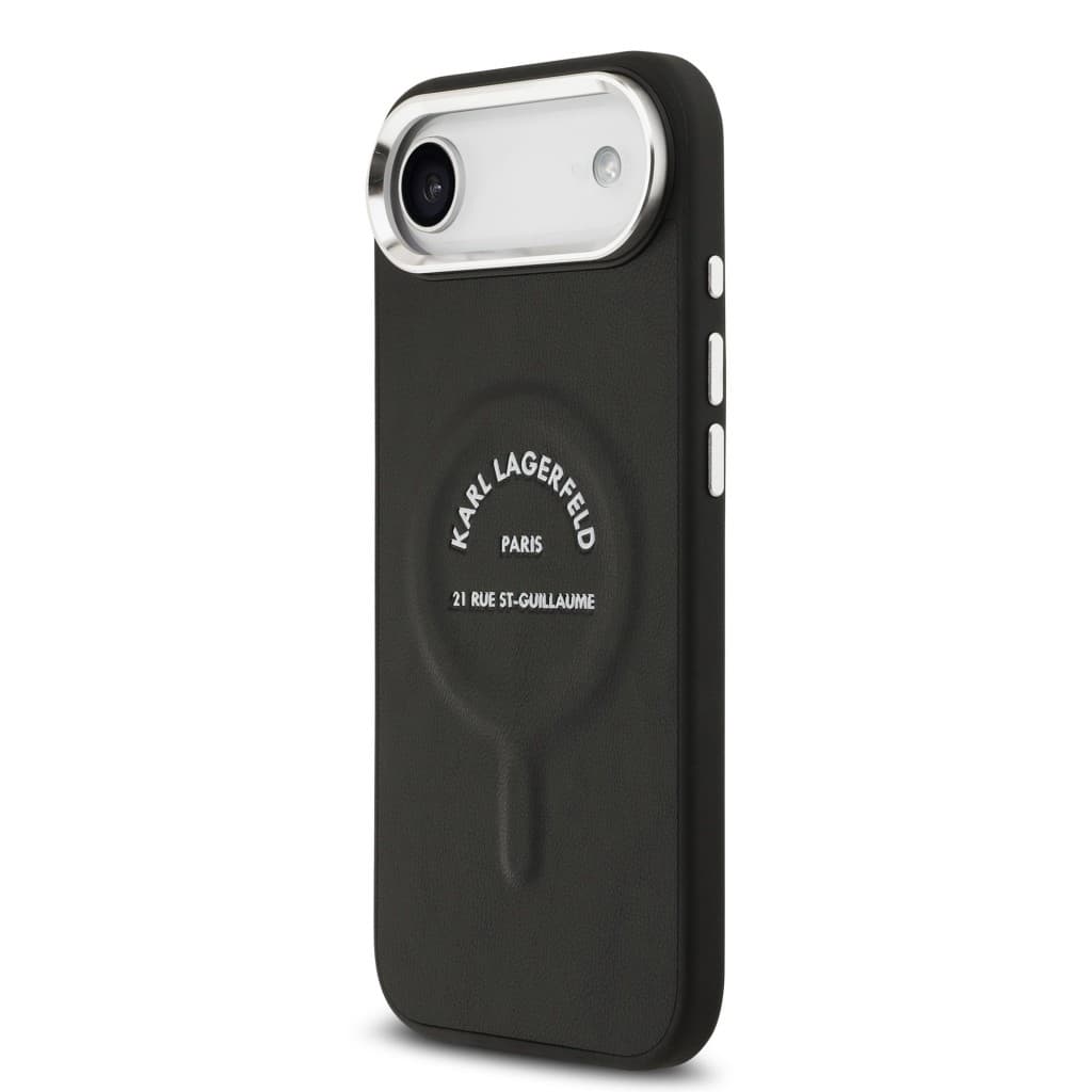 Zadní kryt Karl Lagerfeld PU RSG Logo MagSafe pro iPhone 17 Air Black - náhled 2