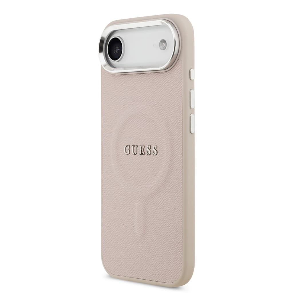 Zadní kryt Guess PU Saffiano MagSafe pro iPhone 17 Air Pink - náhled 2