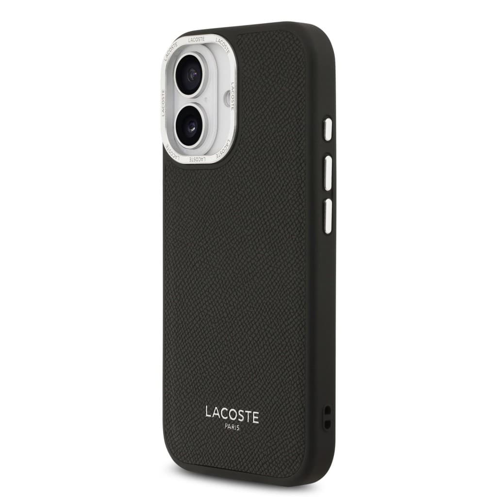Zadní kryt Lacoste PU Leather Champs Elysees MagSafe pro iPhone 17 Black - náhled 2