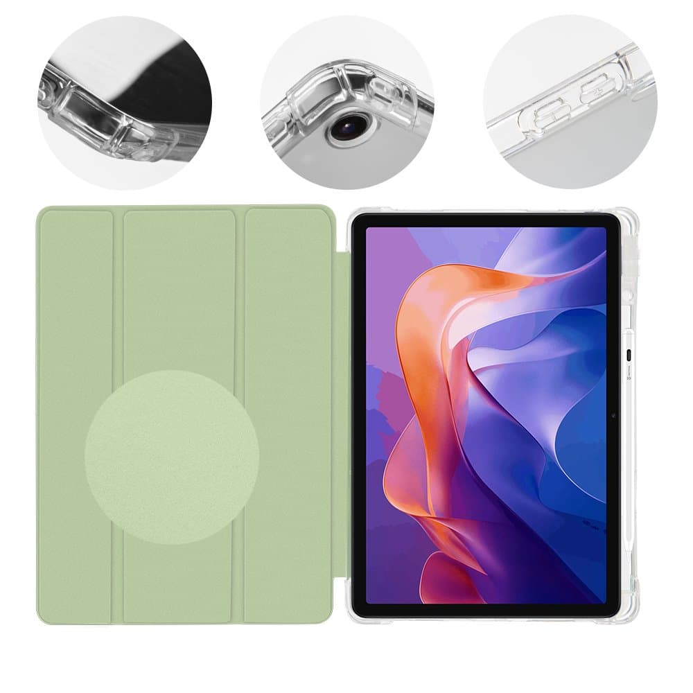 Knížkové pouzdro OBAL:ME MistyTab pro Xiaomi Redmi Pad 2 Light Green - náhled 2