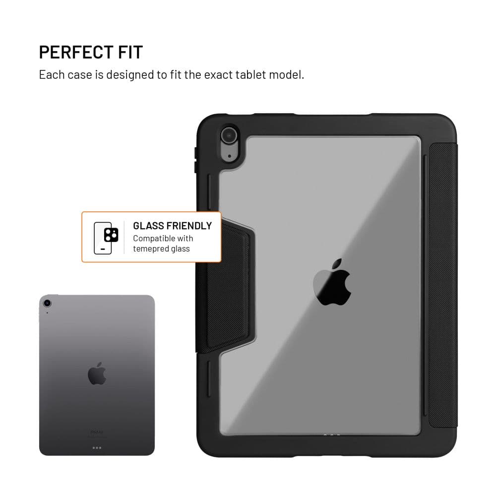 Odolné pouzdro se stojánkem FIXED Enduro pro Apple iPad 10,9" (2022)/iPad 11" (2025), černé - náhled 2