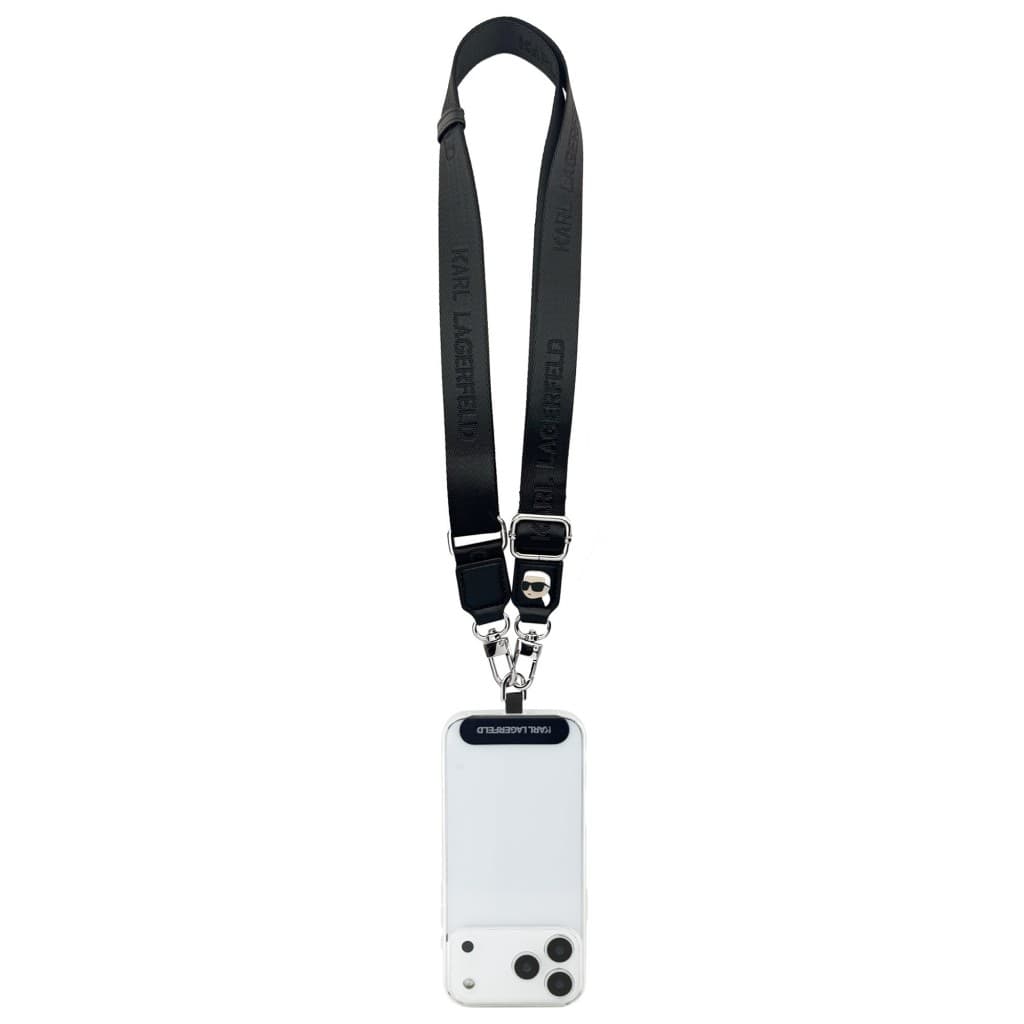 Popruh Karl Lagerfeld Universal Crossbody Karl Patch Black - náhled 2
