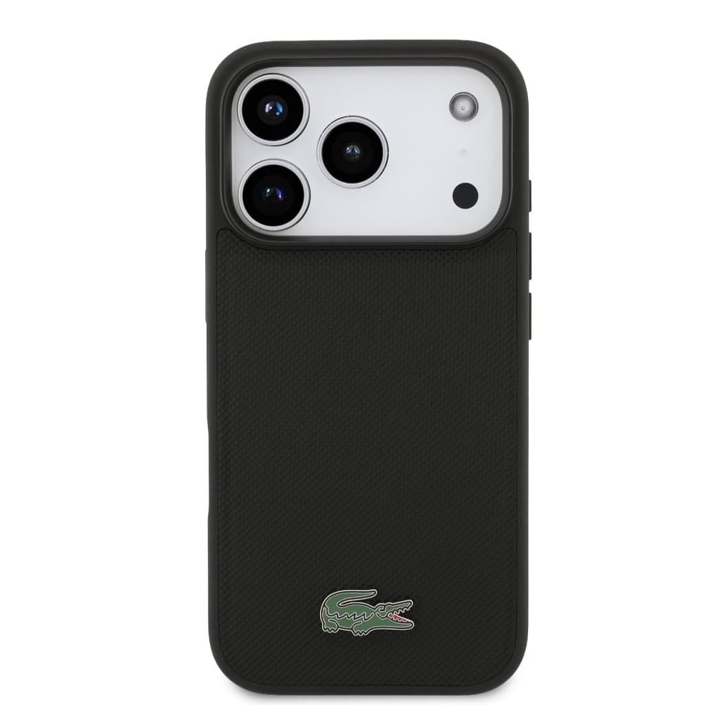 Zadní kryt Lacoste Iconic Petit Pique MagSafe + Peněženka pro iPhone 17 Pro Black - náhled 2
