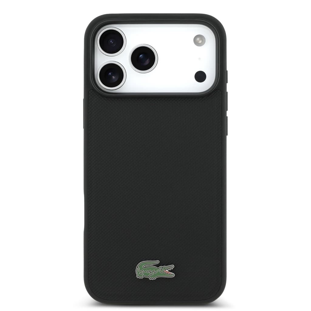 Zadní kryt Lacoste Iconic Petit Pique MagSafe + Peněženka pro iPhone 17 Pro Max Black - náhled 2