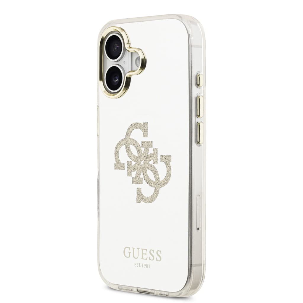Zadní kryt Guess PC/TPU Mirror 4G Glitter Logo MagSafe pro iPhone 17 Gold - náhled 2