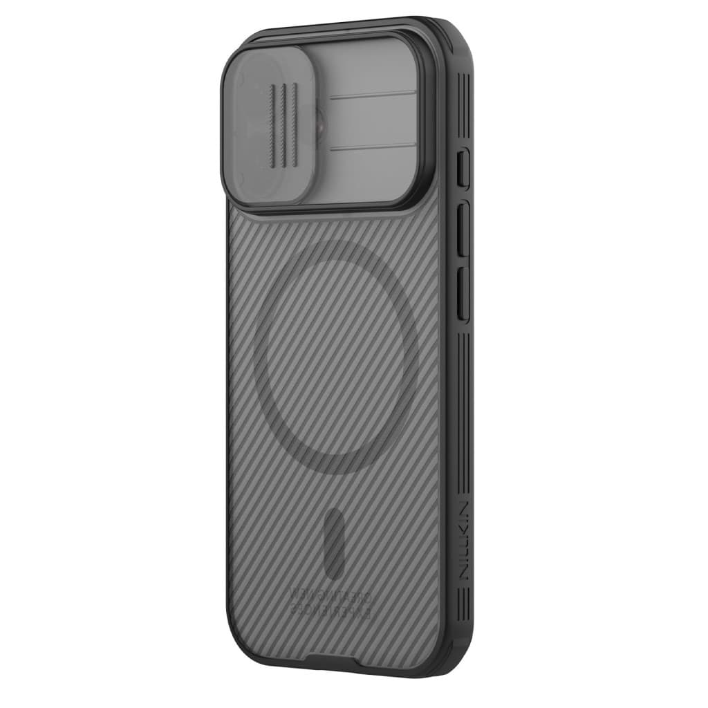 Zadní kryt Nillkin CamShield PRO Magnetic pro Apple iPhone 17 Transparent Black - náhled 2