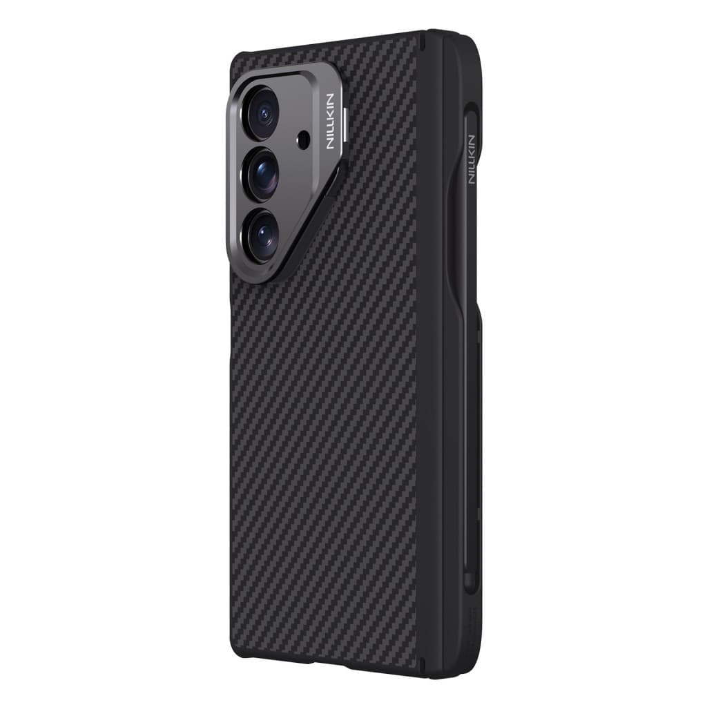 Zadní kryt Nillkin CarboProp Aramid Magnetic Pen Slot pro Samsung Galaxy Z Fold 7 Black - náhled 2