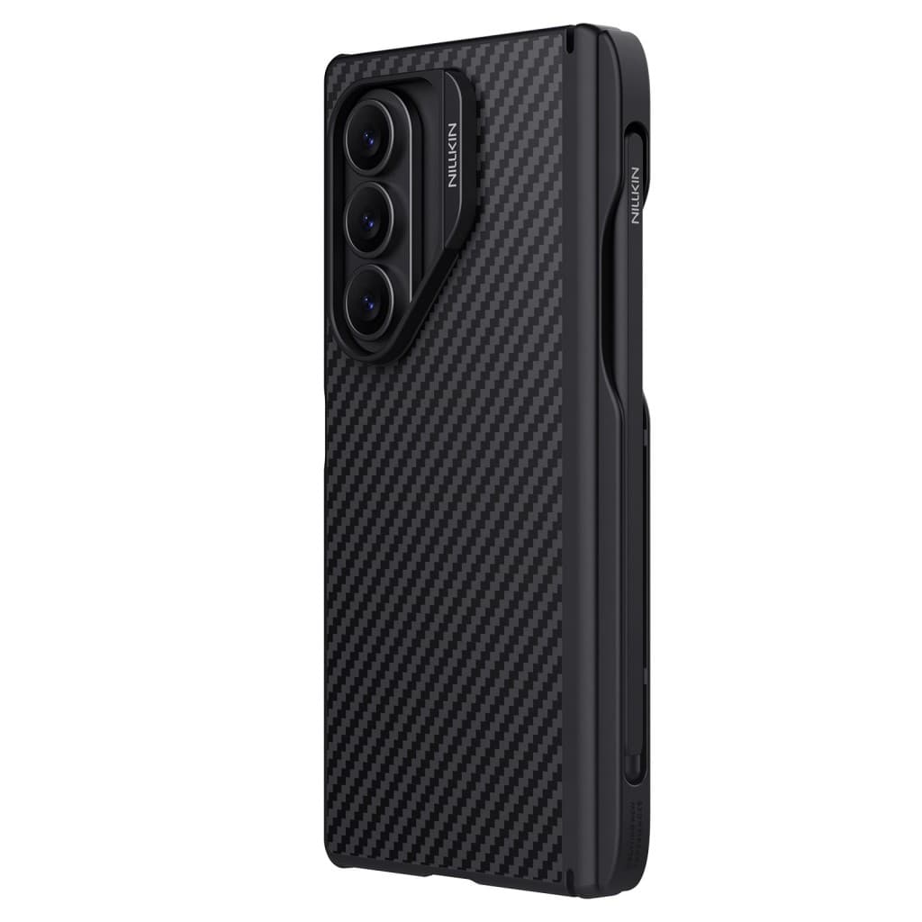 Zadní kryt Nillkin Synthetic Fiber PRO Magnetic Pen Slot pro Samsung Galaxy Z Fold 7 Black - náhled 2