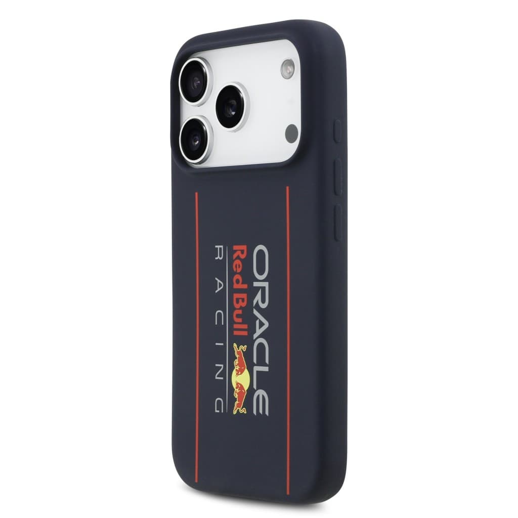 Zadní kryt Red Bull Silicone Vertical Logo MagSafe pro iPhone 17 Pro Max Navy - náhled 2