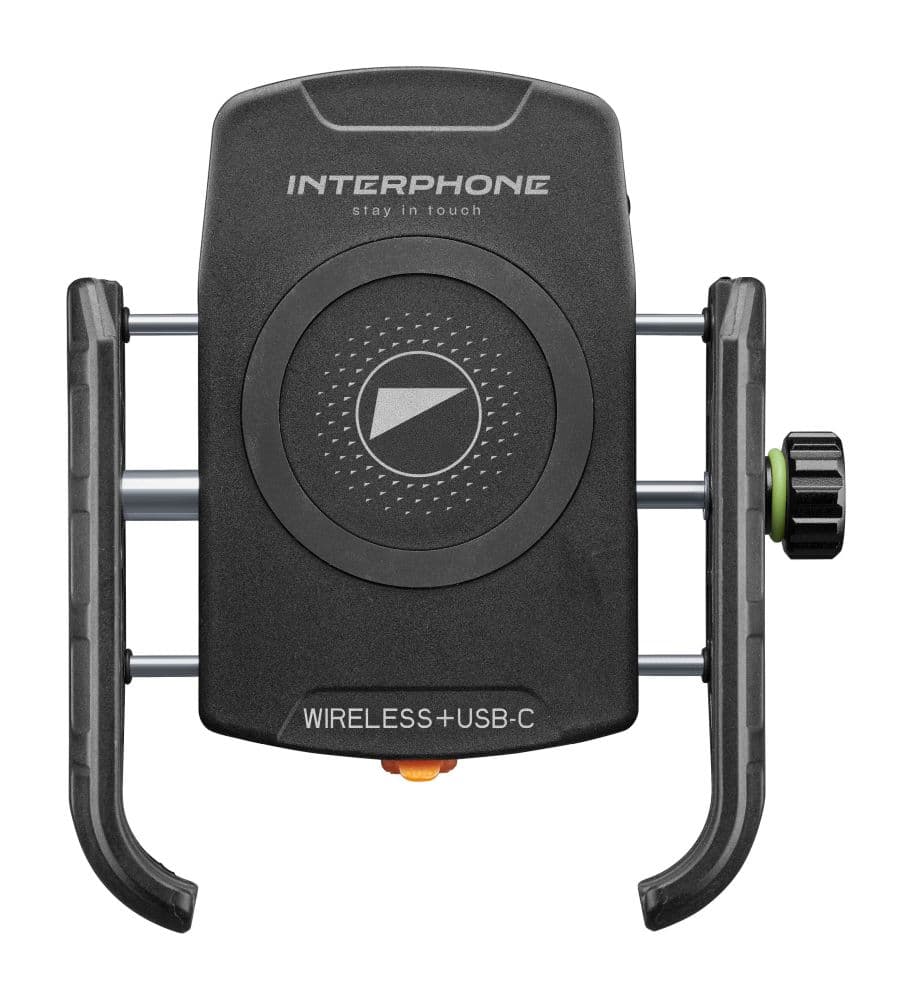 Univerzální držák Interphone Crab s bezdrátovým nabíjením a USB-C - náhled 2