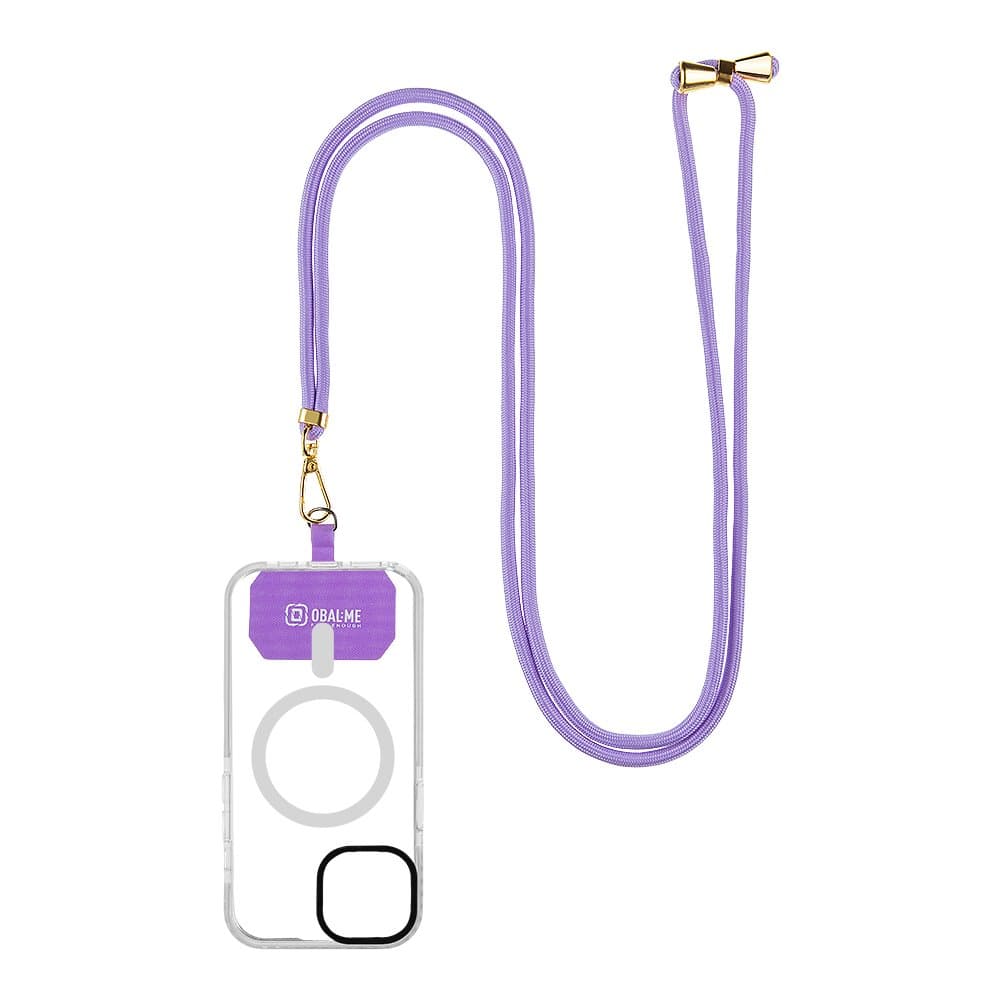 Popruh OBAL:ME NeckTag Allure na Telefon Purple - náhled 2