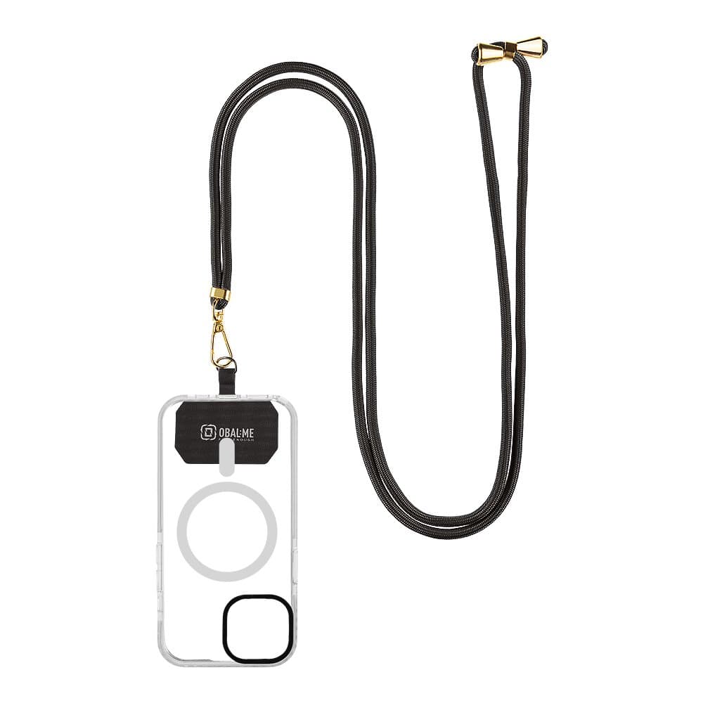 Popruh OBAL:ME NeckTag Allure na Telefon Black - náhled 2