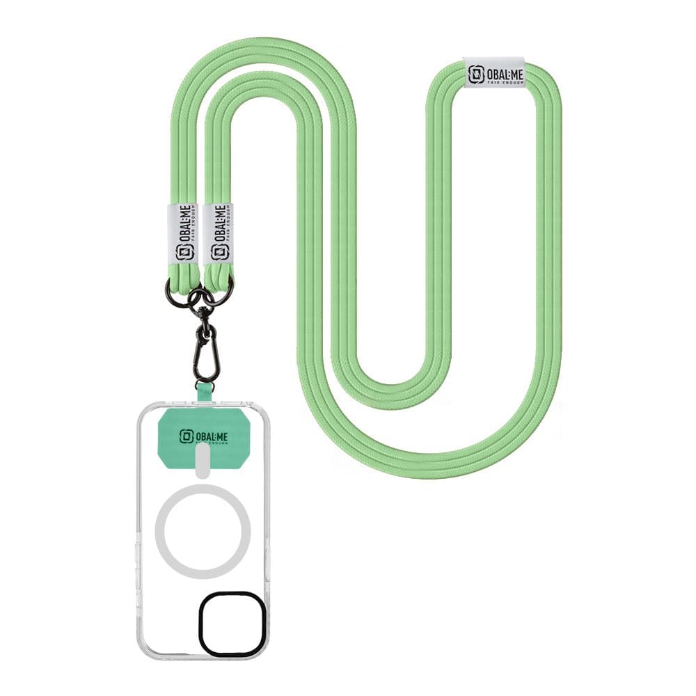 Popruh OBAL:ME NeckTag Trio na Telefon Mint Green - náhled 2
