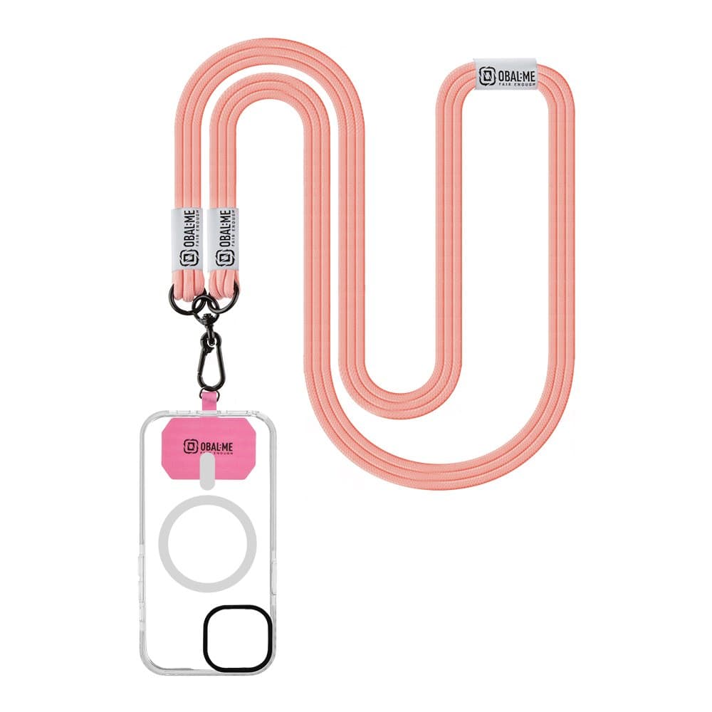 Popruh OBAL:ME NeckTag Trio na Telefon Pink - náhled 2