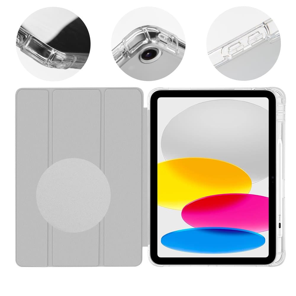 Pouzdro OBAL:ME MistyTab pro iPad 10.9 2022/11 2025 Light Gray - náhled 2