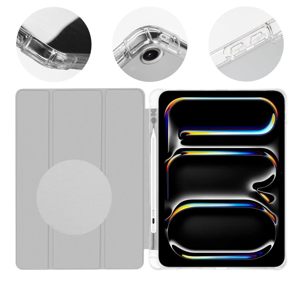 Pouzdro OBAL:ME MistyTab pro iPad Air (2020/2022/2024/2025)/iPad Pro 11 (1/2/3/4) Light Gray - náhled 2