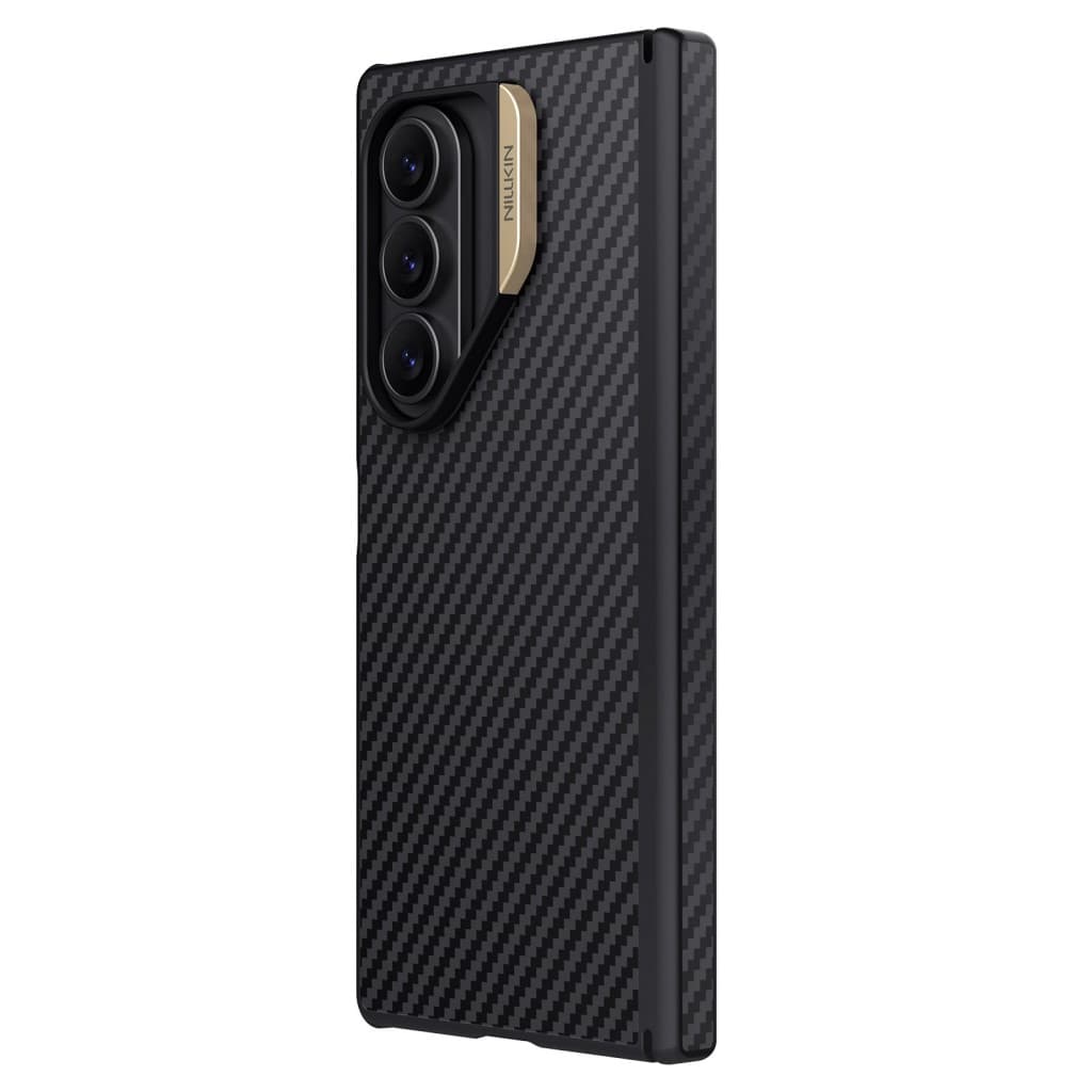 Zadní kryt Nillkin Synthetic Fiber PRO Magnetic pro Samsung Galaxy Z Fold 7 Golden - náhled 2