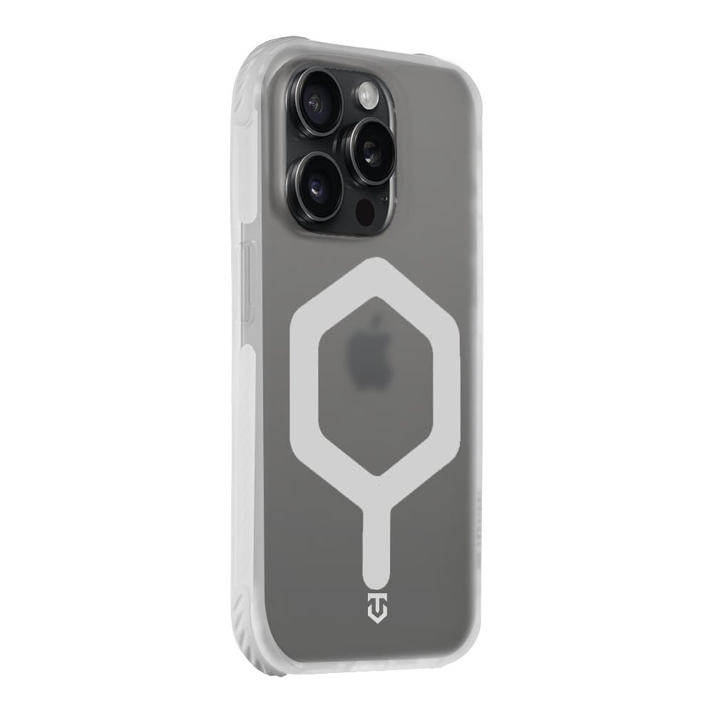 Zadní kryt Tactical MagForce Hexagon pro Apple iPhone 15 Pro T-White - náhled 2