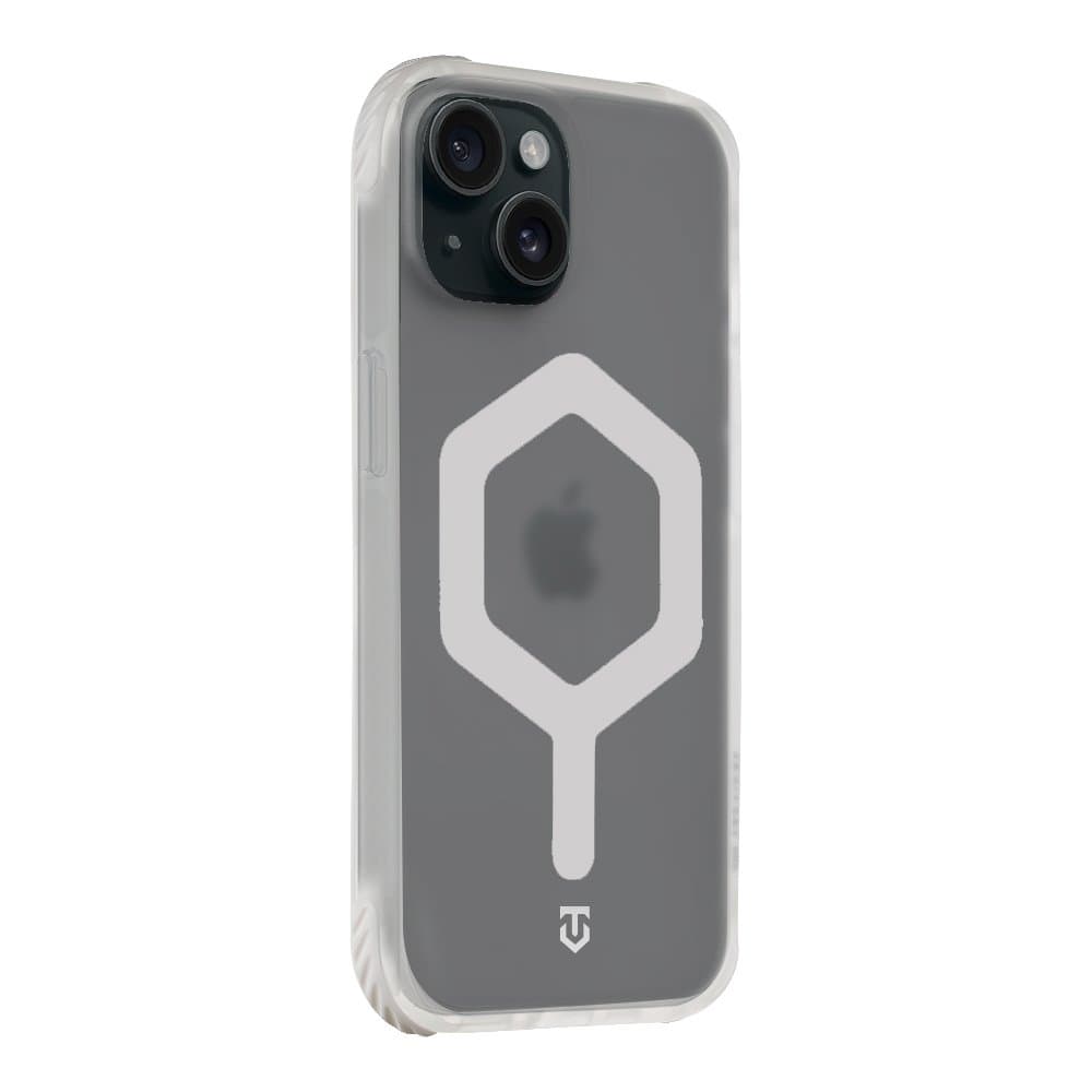 Zadní kryt Tactical MagForce Hexagon pro Apple iPhone 15 T-White - náhled 2