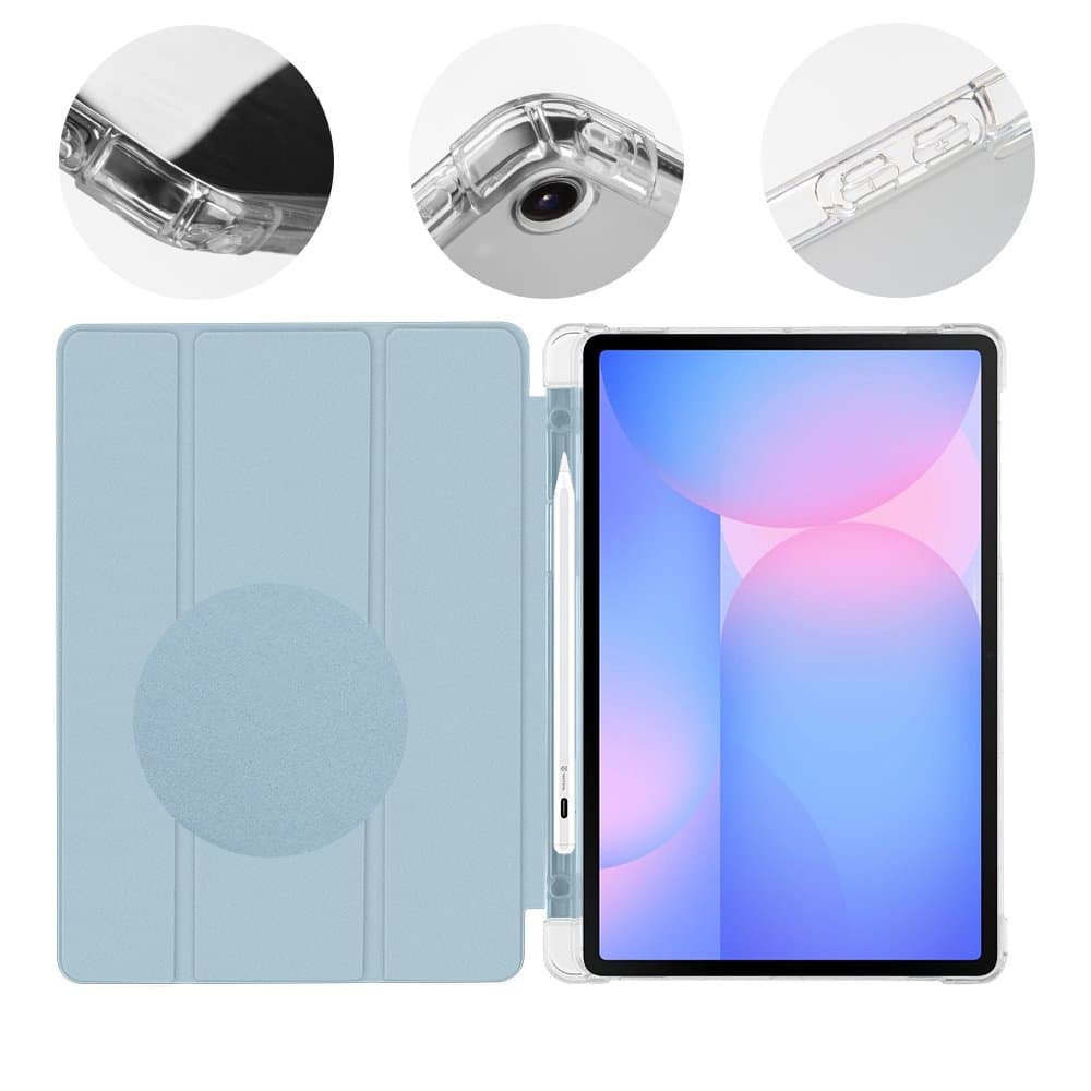 Pouzdro OBAL:ME MistyTab pro Samsung Galaxy Tab S10 Lite/S9/S9 FE/S10 FE Light Blue - náhled 2