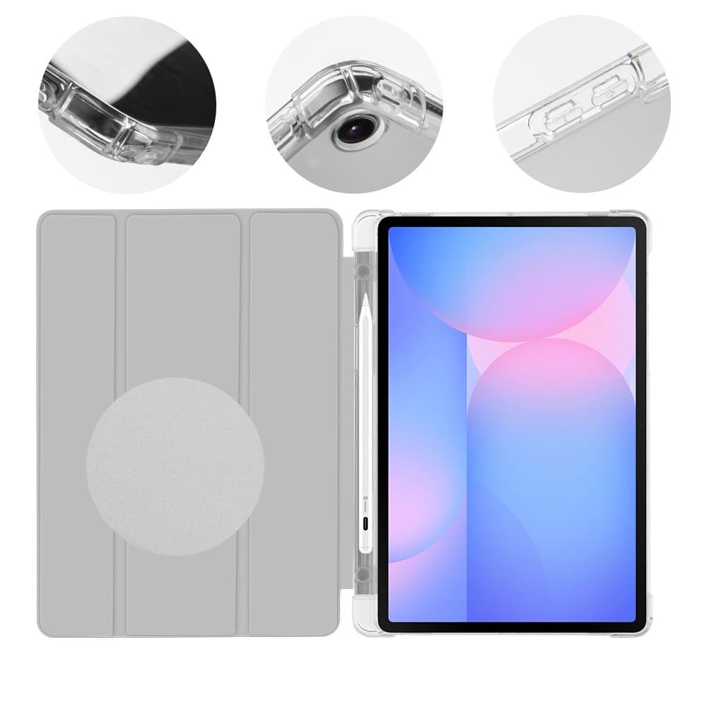 Pouzdro OBAL:ME MistyTab pro Samsung Galaxy Tab S10 Lite/S9/S9 FE/S10 FE Light Gray - náhled 2