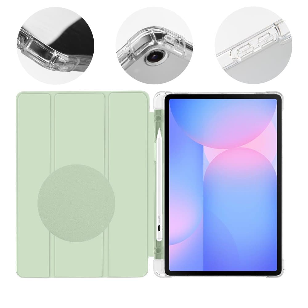Pouzdro OBAL:ME MistyTab pro Samsung Galaxy Tab S10 Lite/S9/S9 FE/S10 FE Light Green - náhled 2
