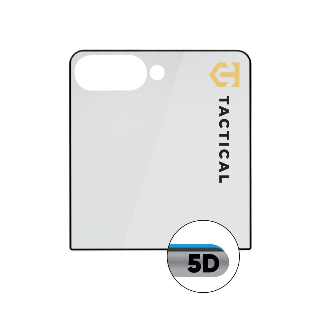Tvrzené sklo Tactical Glass Shield 5D (Vnější) pro Samsung Galaxy Z Flip 7 Black - náhled 2