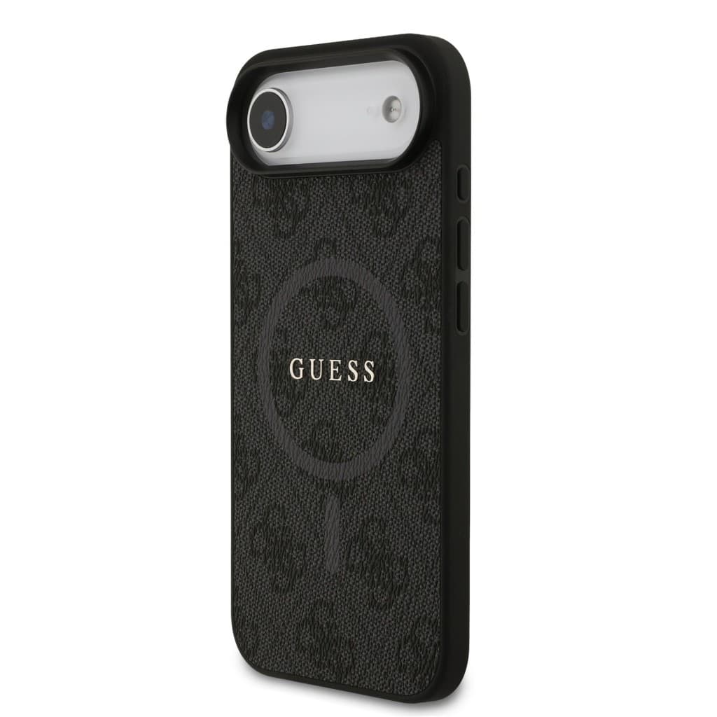Zadní kryt Guess PU Leather 4G Colored Ring MagSafe pro iPhone Air Black - náhled 2