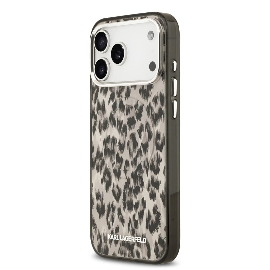 Zadní kryt Karl Lagerfeld IML Leopard MagSafe pro iPhone 17 Pro Max Brown - náhled 2