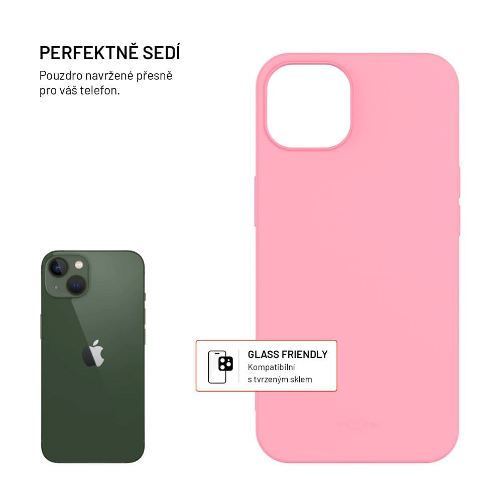 TPU gelový kryt FIXED ReStory pro Apple iPhone 13, růžový - náhled 2