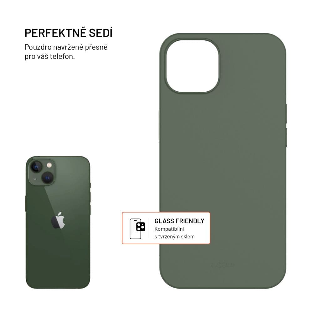 TPU gelový kryt FIXED ReStory pro Apple iPhone 13, zelený - náhled 2