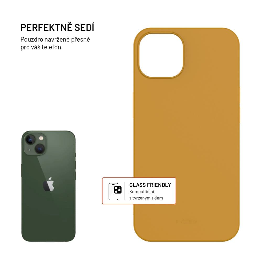 TPU gelový kryt FIXED ReStory pro Apple iPhone 13, zlatý - náhled 2
