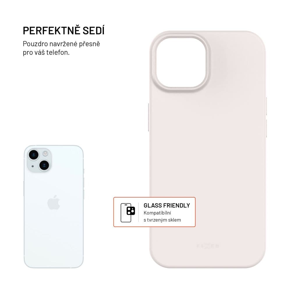 TPU gelový kryt FIXED ReStory pro Apple iPhone 15, šedý - náhled 2