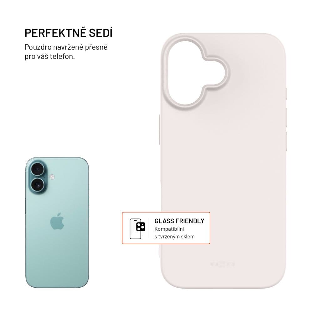 TPU gelový kryt FIXED ReStory pro Apple iPhone 16, šedý - náhled 2