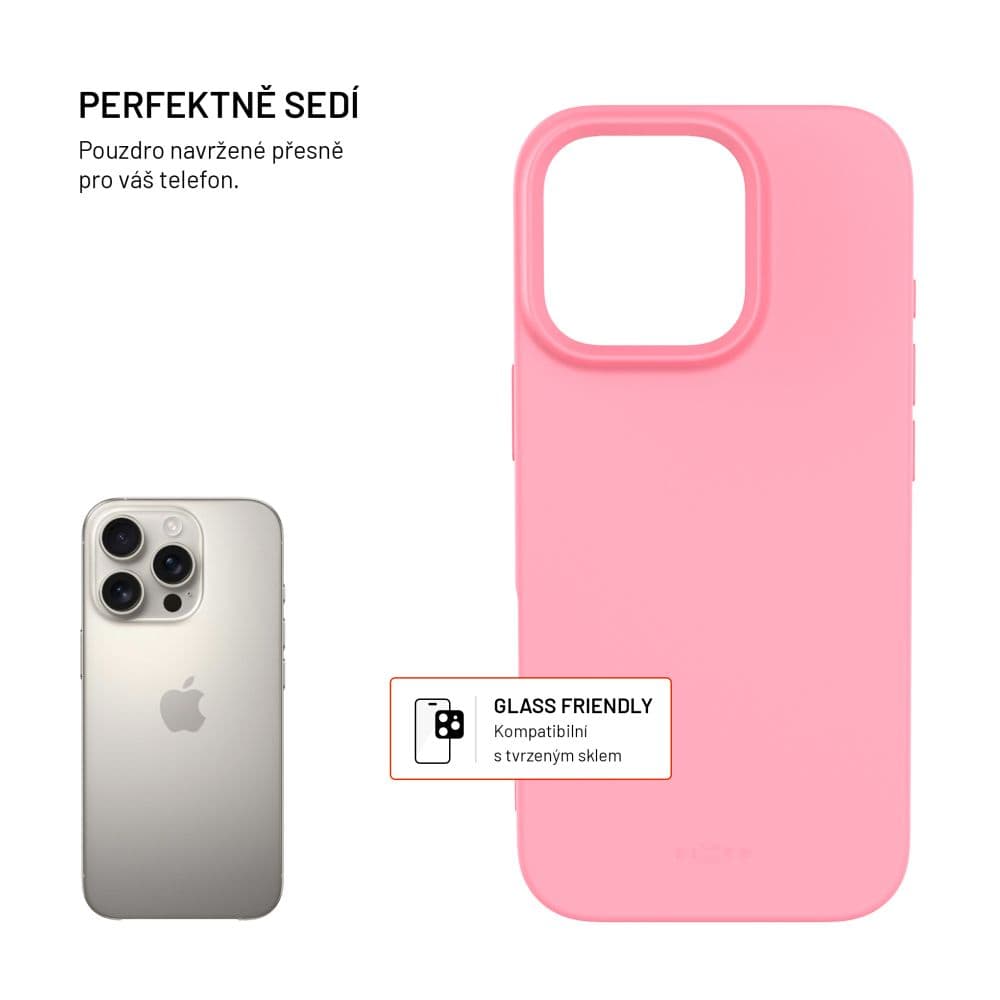 TPU gelový kryt FIXED ReStory pro Apple iPhone 16 Pro, růžový - náhled 2
