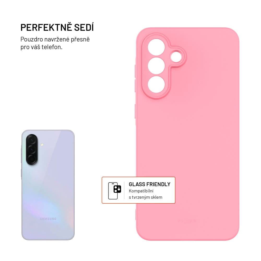 TPU gelový kryt FIXED ReStory pro Samsung Galaxy A56 5G, růžový - náhled 2