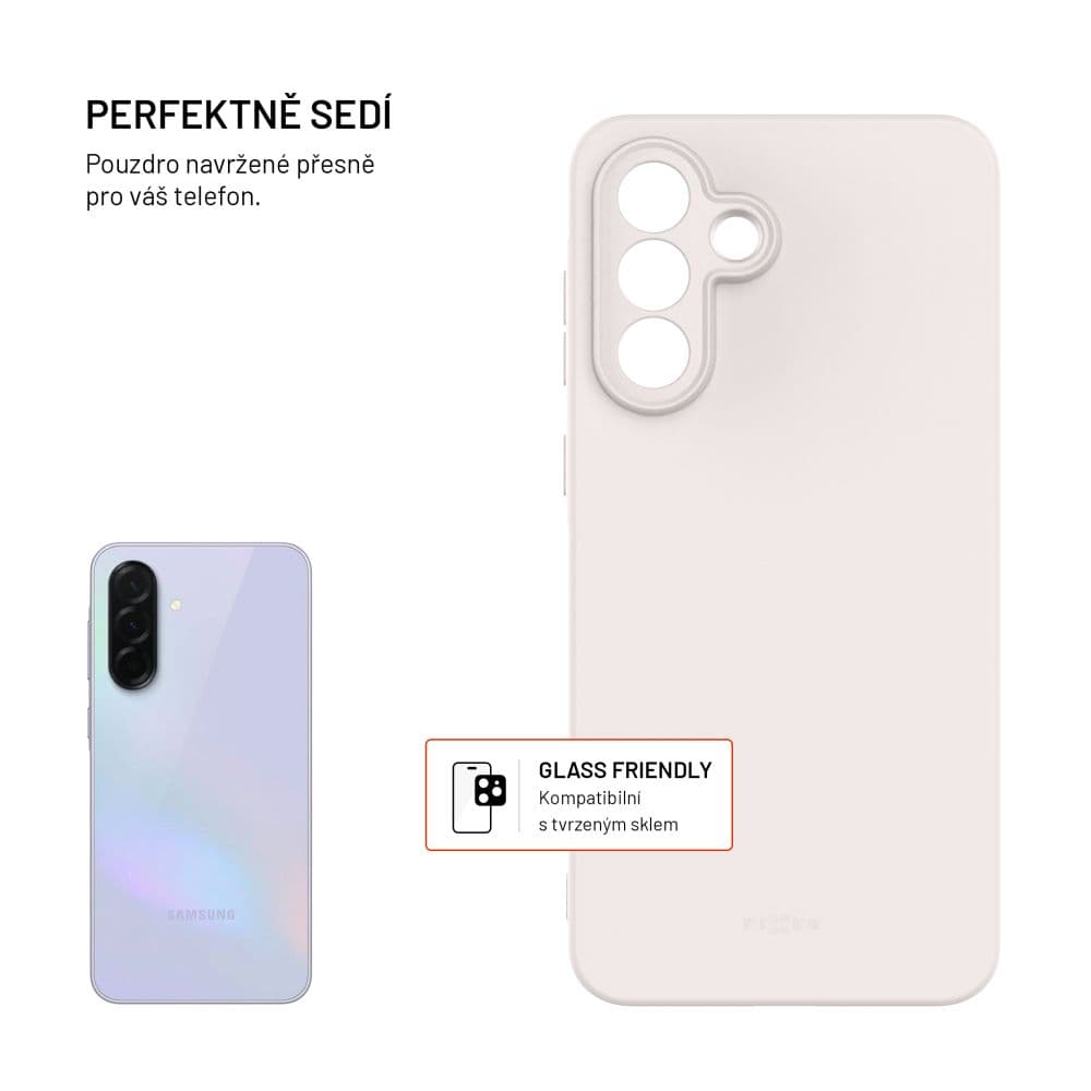 TPU gelový kryt FIXED ReStory pro Samsung Galaxy A56 5G, šedý - náhled 2