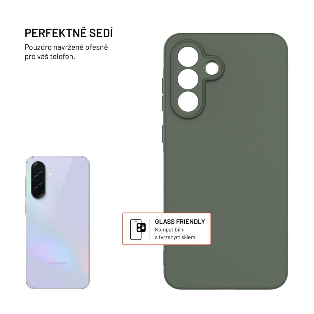 TPU gelový kryt FIXED ReStory pro Samsung Galaxy A56 5G, zelený - náhled 2