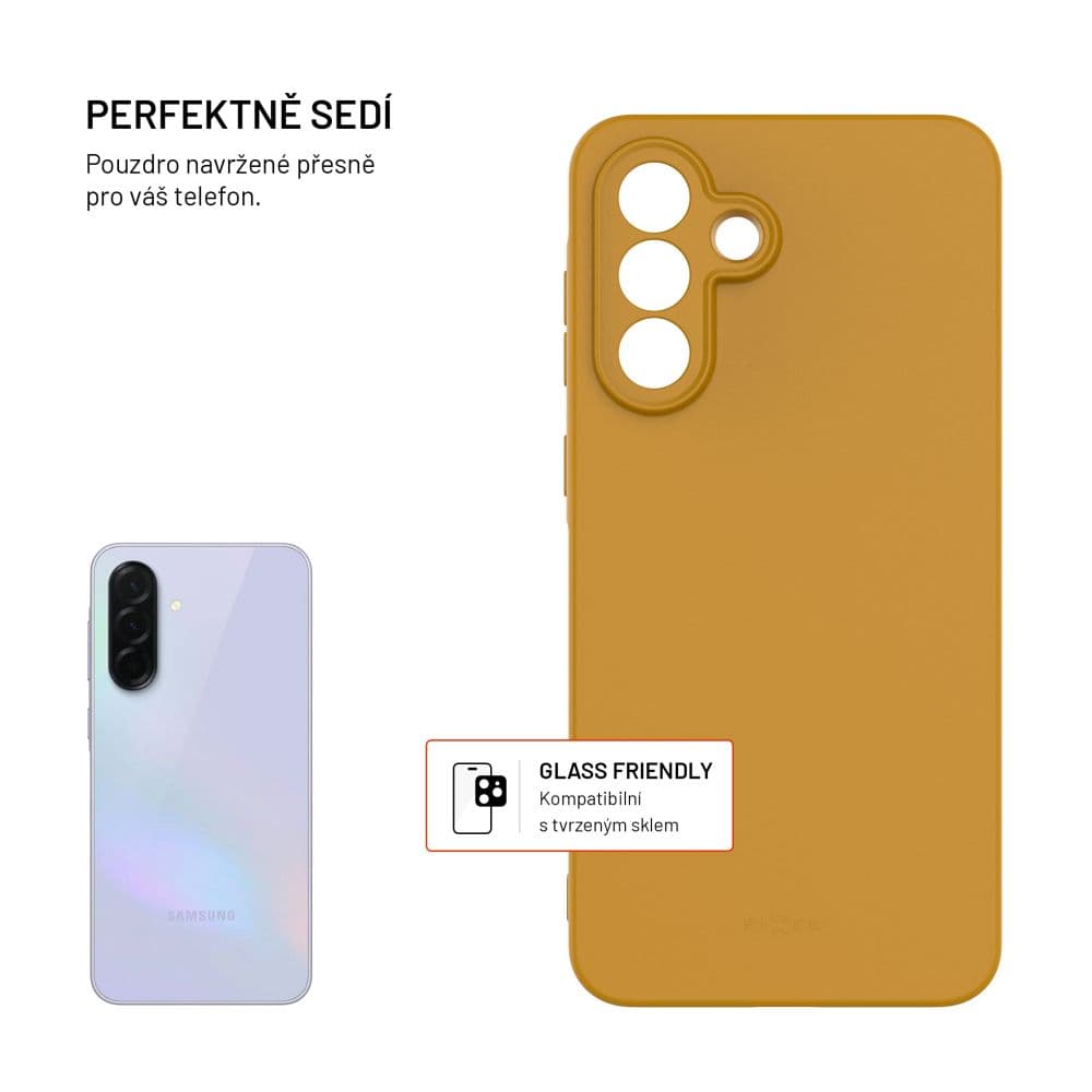 TPU gelový kryt FIXED ReStory pro Samsung Galaxy A56 5G, zlatý - náhled 2
