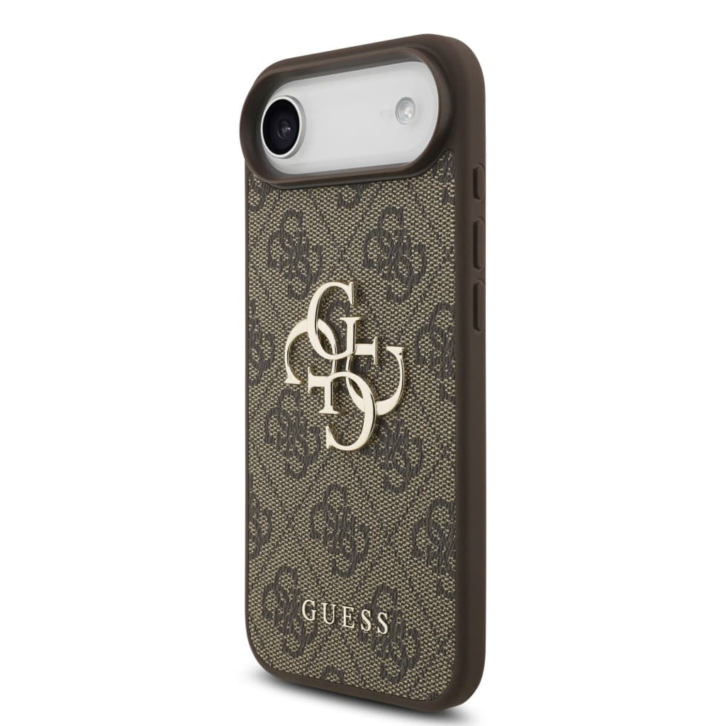 Zadní kryt Guess PU 4G Metal Logo pro iPhone Air Brown - náhled 2
