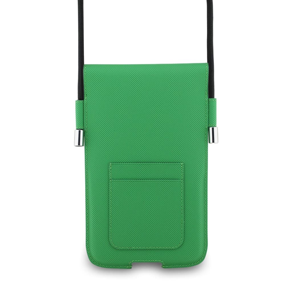 Kabelka na telefon Lacoste PVC Iconic Petit Pique Metal Logo XL Green - náhled 2