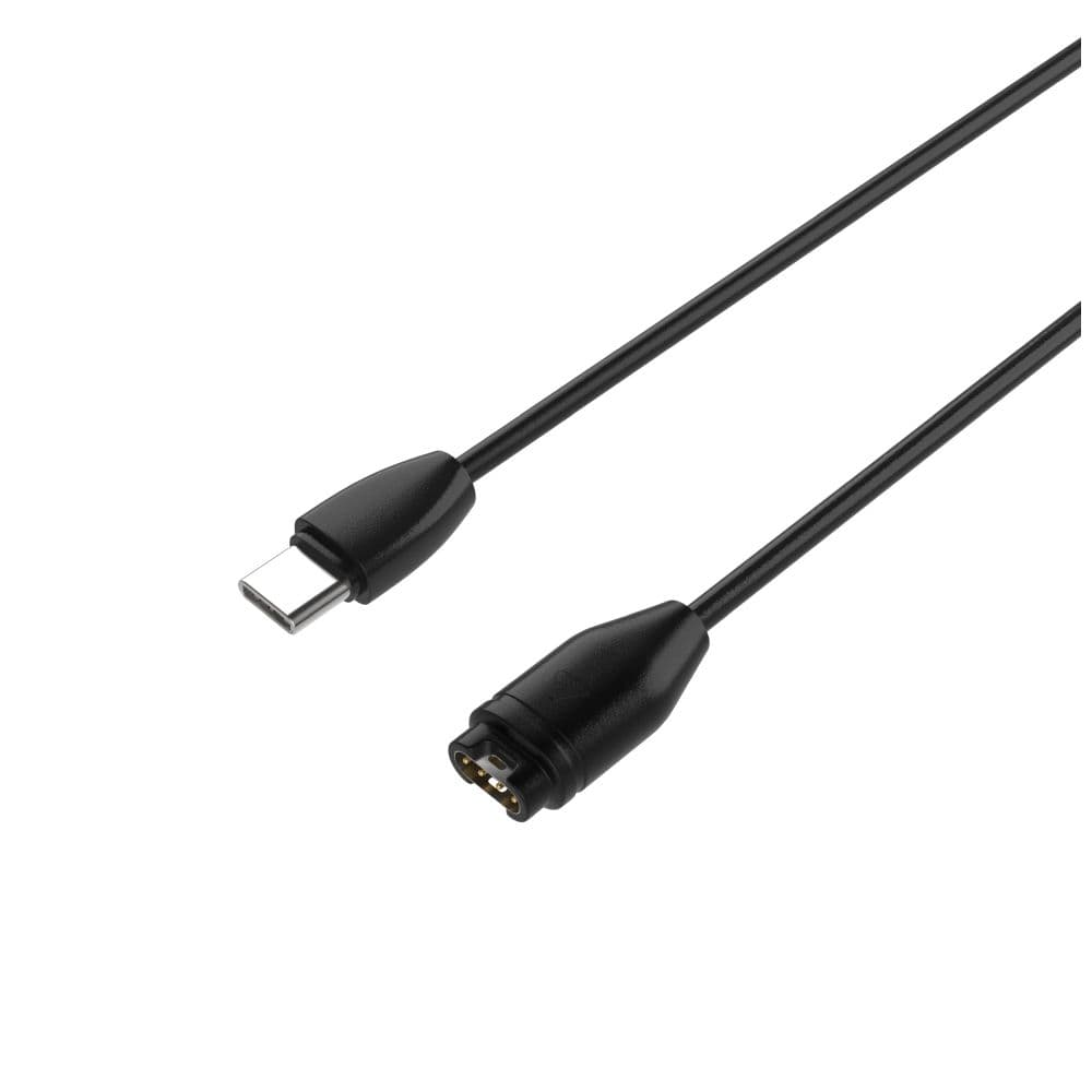 Nabíjecí USB-C kabel FIXED pro smartwatch Garmin Forerunner/Fenix/Venu/Vívoactive/Instinct, 2m, černý - náhled 2