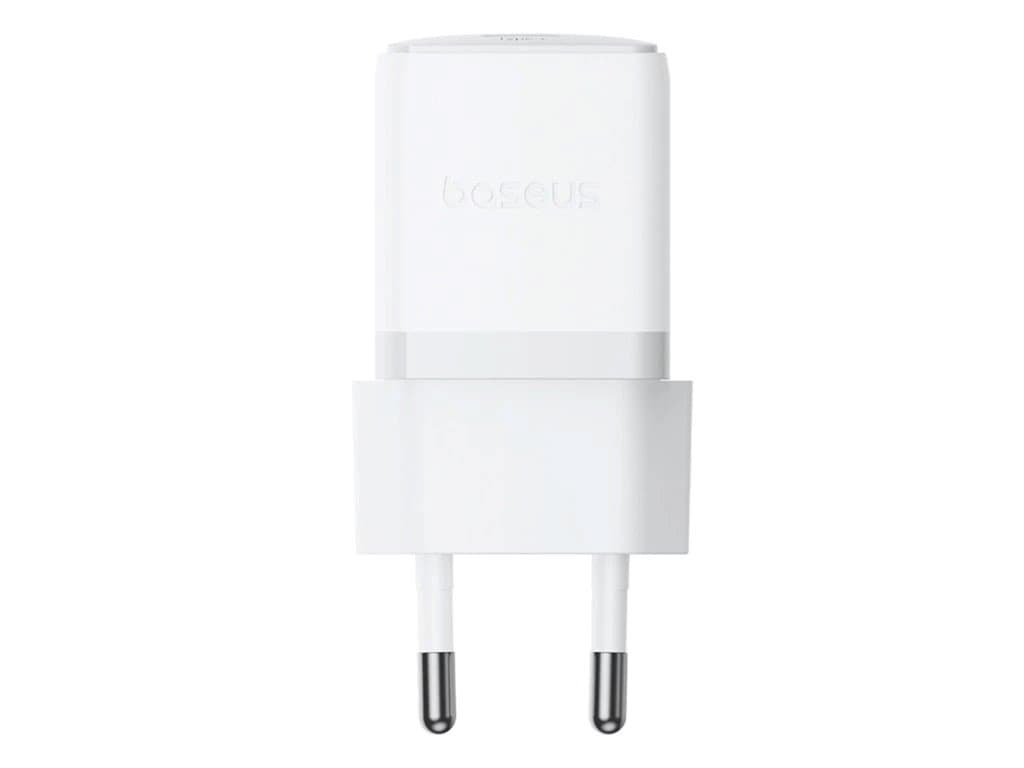 Nabíječka Baseus Palm Fast USB-C 20W + Datový Kabel USB-C/USB-C 1m White - náhled 2