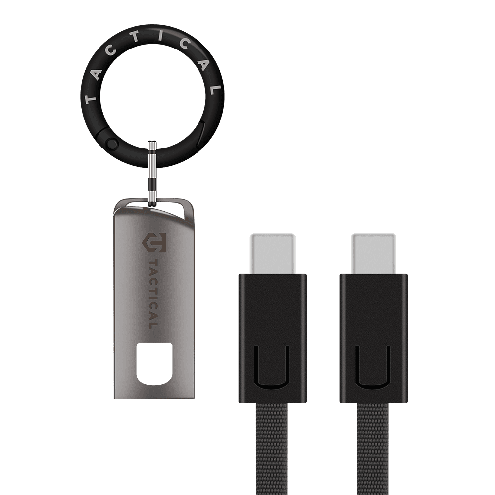 Datový kabel Tactical OODA Loop USB-C/USB-C Black - náhled 2