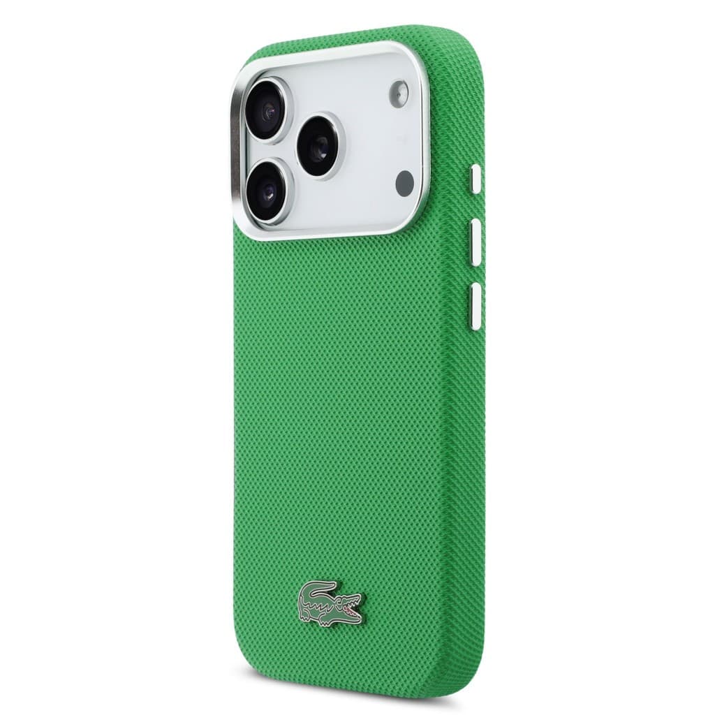 Zadní kryt Lacoste Iconic Petit Pique Metal Logo MagSafe pro iPhone 17 Pro Green - náhled 2
