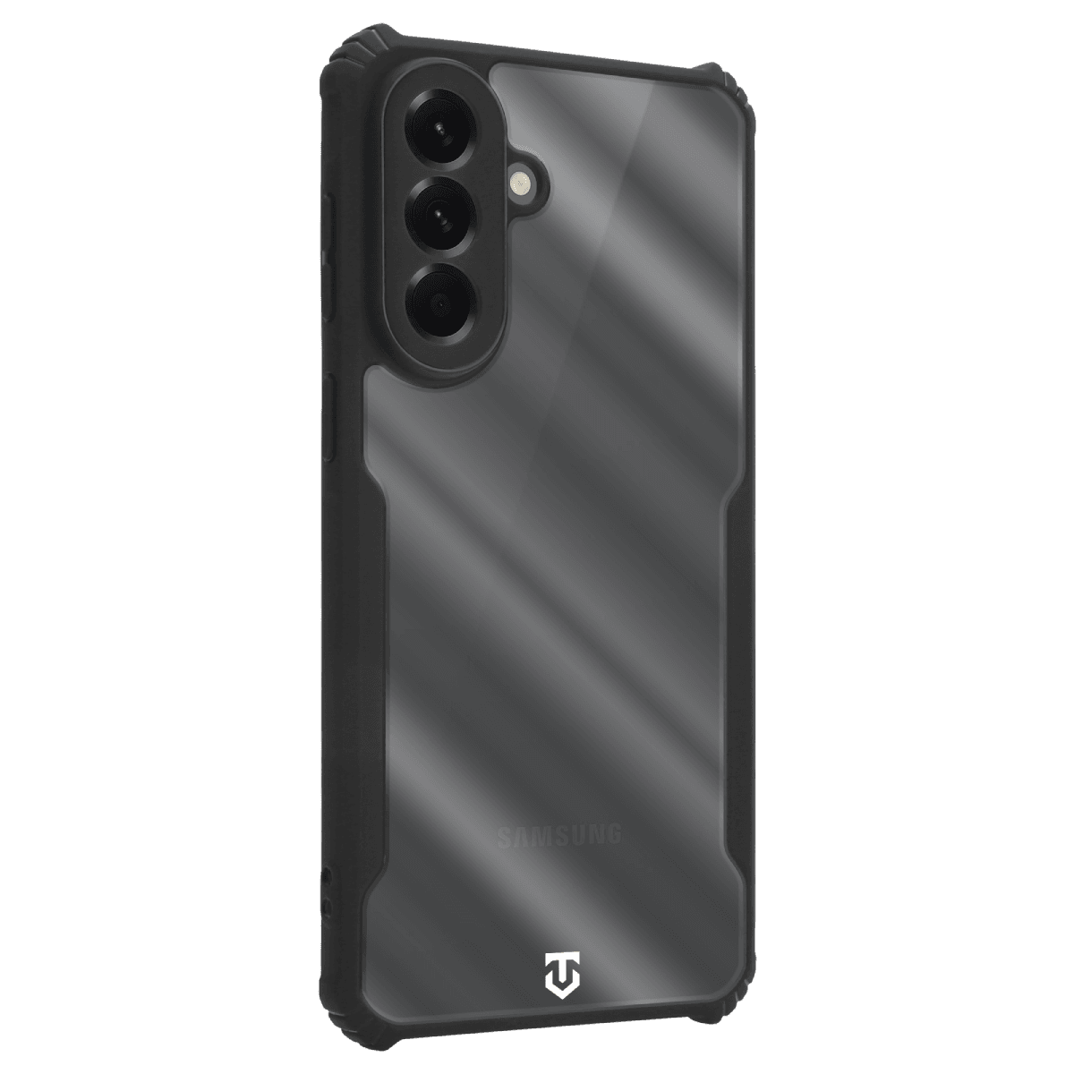 Zadní kryt Tactical Quantum Stealth pro Samsung Galaxy A57 Clear/Black - náhled 2