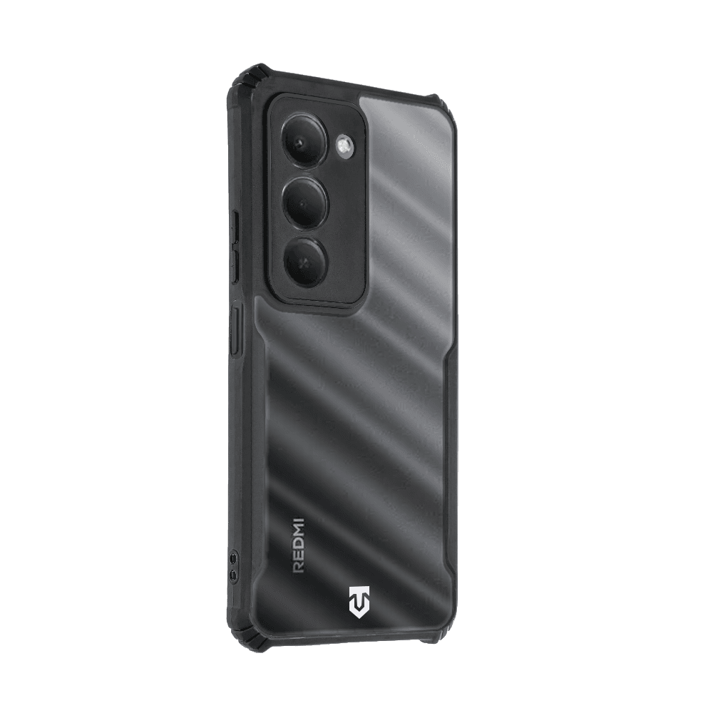 Kryt Tactical Quantum Stealth pro Xiaomi Redmi 15 Clear/Black - náhled 2