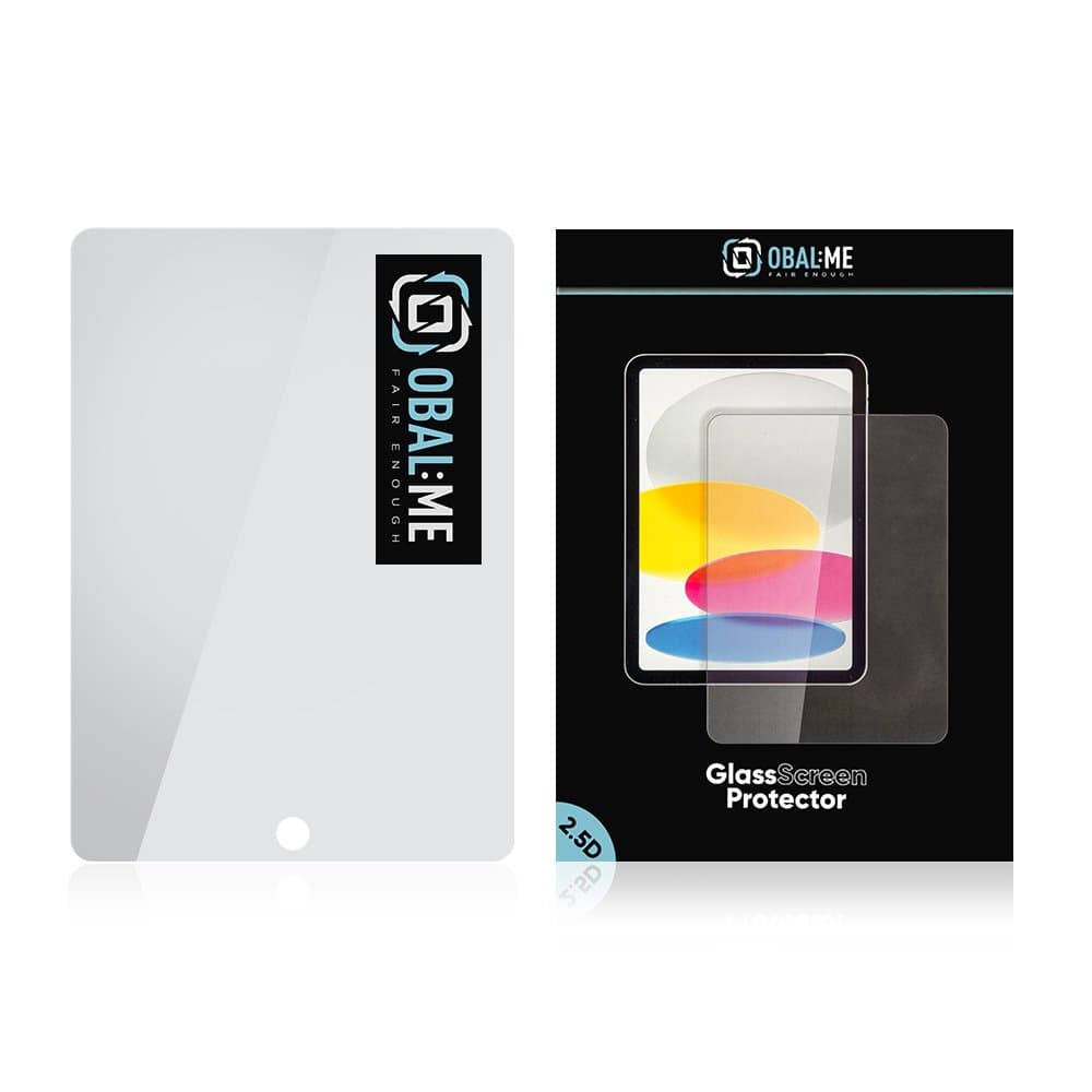 Tvrzené sklo OBAL:ME 2.5D pro iPad 10.2 2019/2020/2021 Clear - náhled 2
